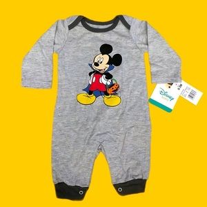 Disney Mickey Mouse Vampire Dracula Halloween Romper NWT